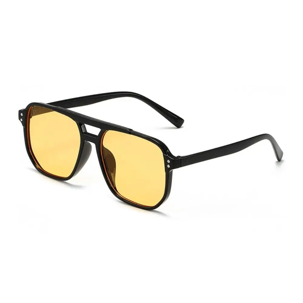 
Gafas de sol cuadradas estilo  punk de plástico con protección UV400