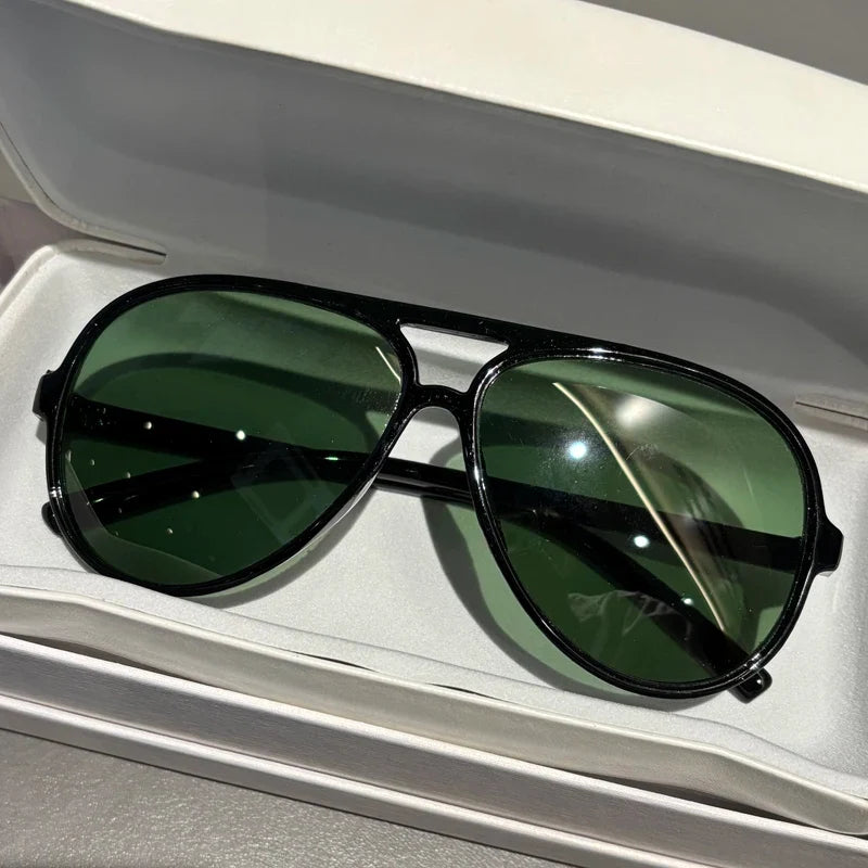 
Gafas de sol polarizadas de plástico tipo aviador con protección UV400