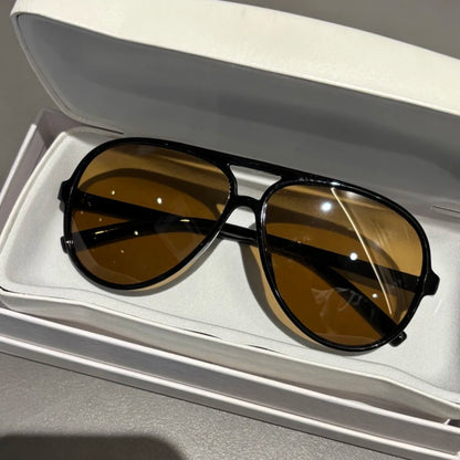 
Gafas de sol polarizadas de plástico tipo aviador con protección UV400 - Imagen 5