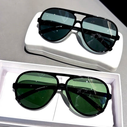 
Gafas de sol polarizadas de plástico tipo aviador con protección UV400 - Imagen 7