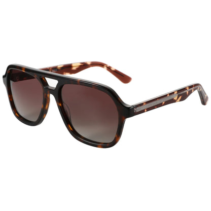 
Gafas de sol tipo piloto de acetato carey polarizadas con protección UV400 - Imagen 3