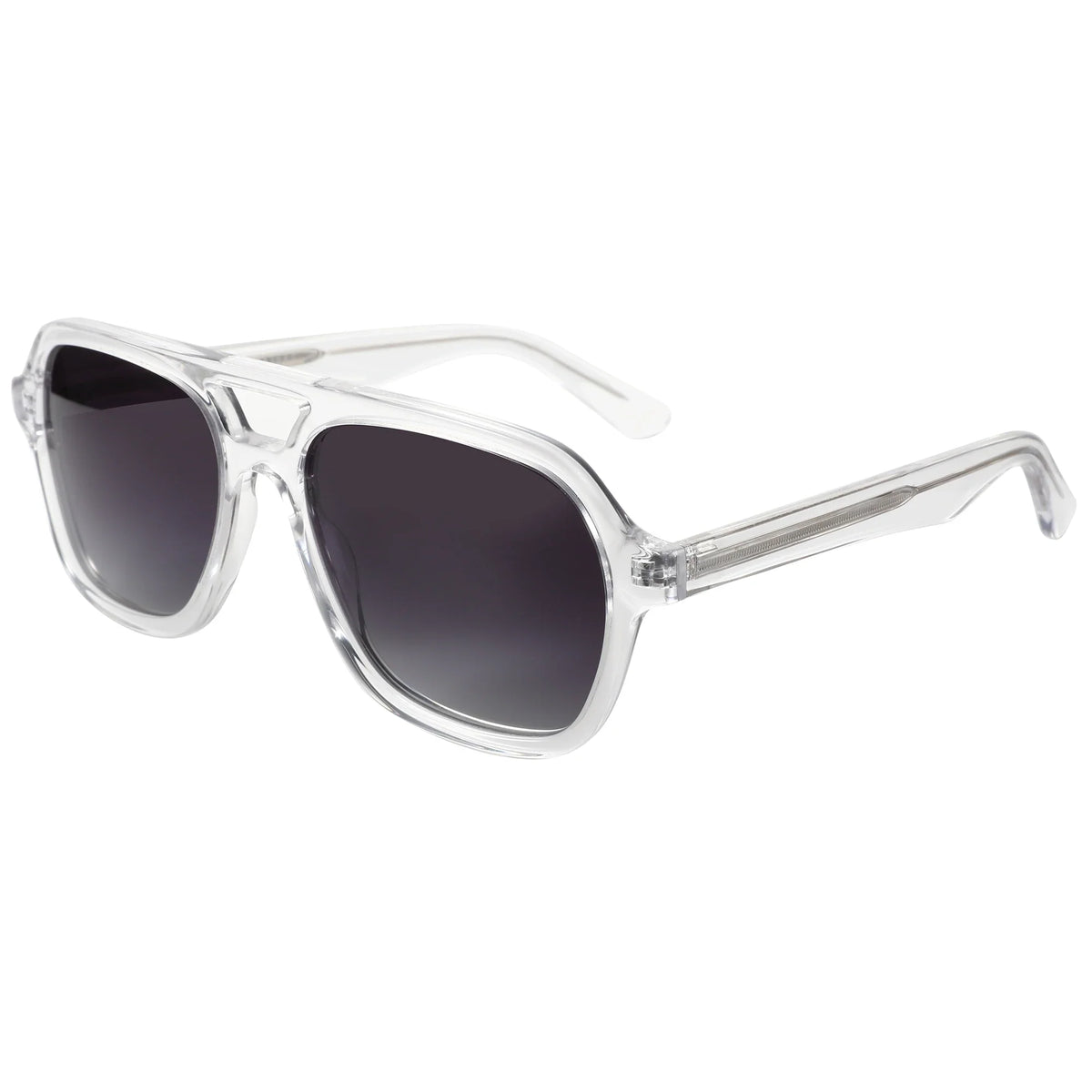 
Gafas de sol tipo piloto de acetato carey polarizadas con protección UV400