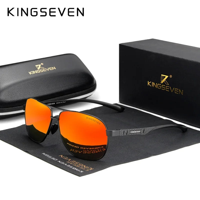 
Gafas de sol polarizadas de aluminio tipo piloto con protección UV400
