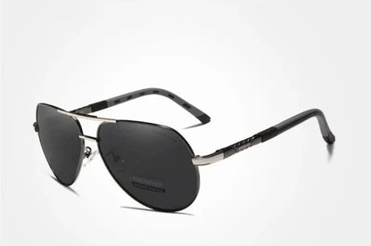 
Gafas de sol polarizadas de aluminio tipo piloto con protección UV400