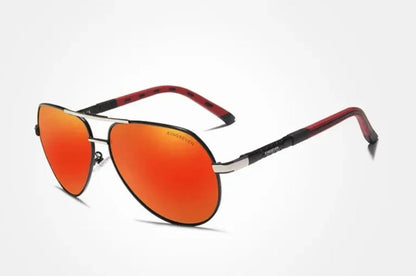 
Gafas de sol polarizadas de aluminio tipo piloto con protección UV400 - Imagen 3