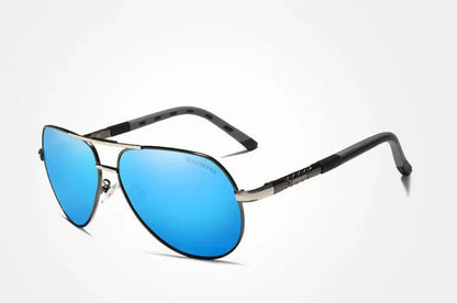 
Gafas de sol polarizadas de aluminio tipo piloto con protección UV400 - Imagen 4
