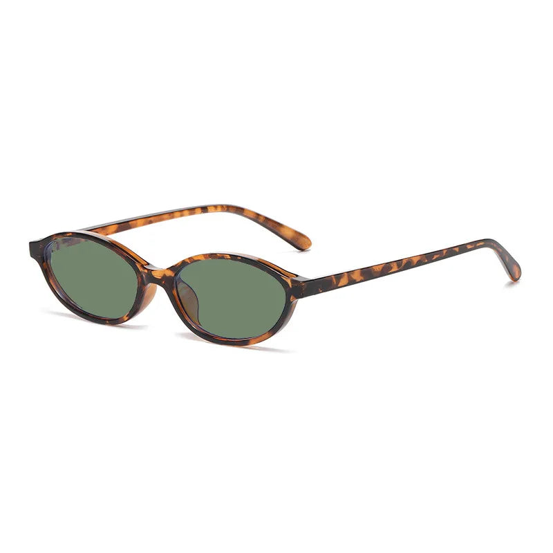 
Gafas de sol de plástico pequeñas estilo ojo de gato con protección UV400 - Carey