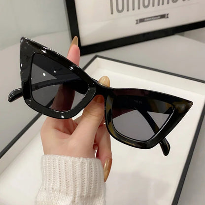 
Gafas de sol de plástico tipo ojo de gato extragrandes - Imagen 3