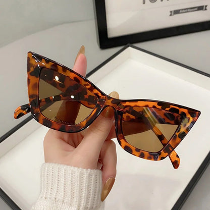 
Gafas de sol de plástico tipo ojo de gato extragrandes