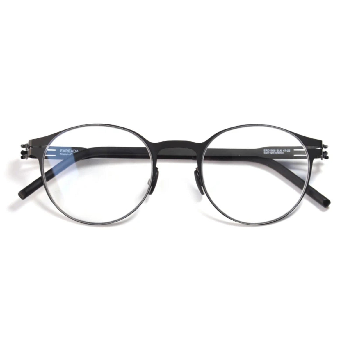 
Gafas redondas de acero inoxidable sin tornillos - Imagen 3