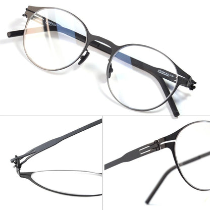 
Gafas redondas de acero inoxidable sin tornillos - Imagen 5