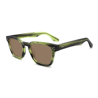 
Gafas de sol de acetato, cristal verde, polarizadas, UV400 - Imagen 12