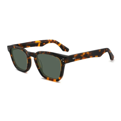 
Gafas de sol de acetato, cristal verde, polarizadas, UV400 - Imagen 13