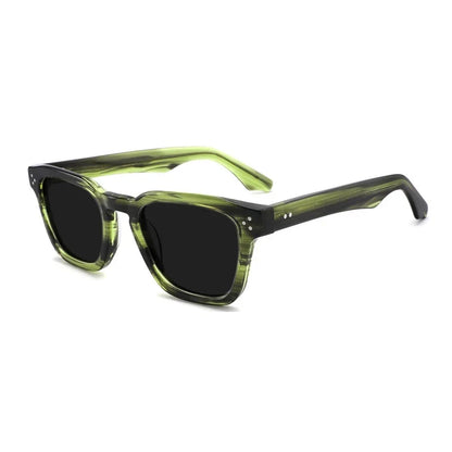 
Gafas de sol de acetato, cristal verde, polarizadas, UV400 - Imagen 16
