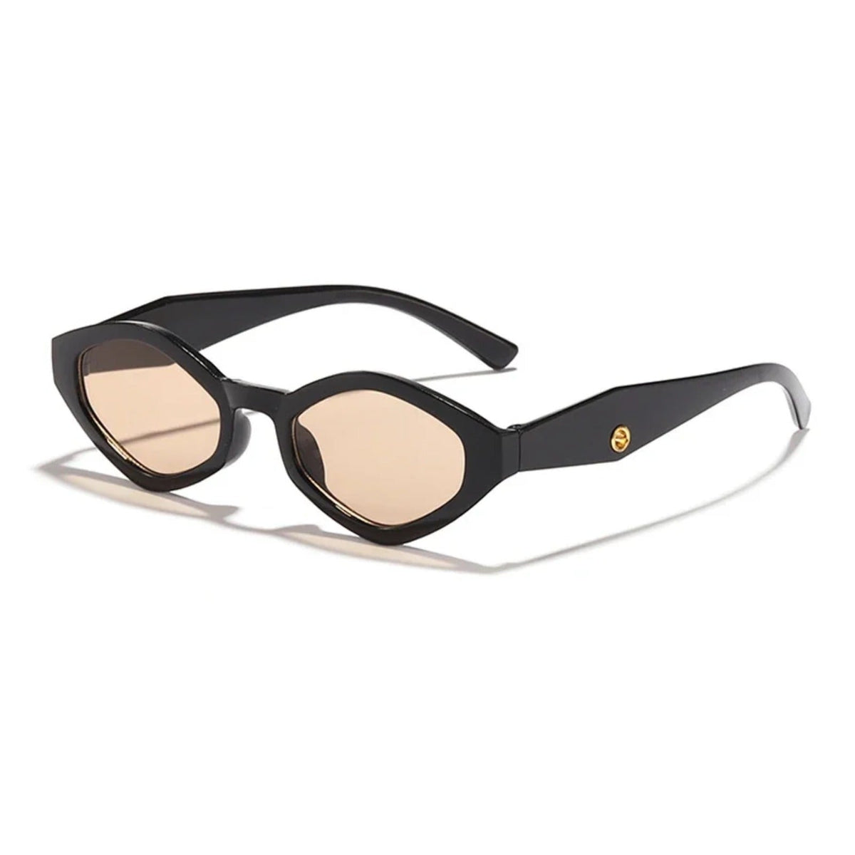 
Gafas de sol de plástico tipo ojo de gato irregular con protección UV400