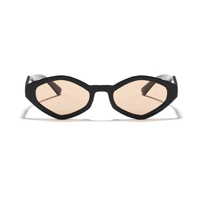 
Gafas de sol de plástico tipo ojo de gato irregular con protección UV400 - Imagen 3