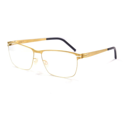 
Gafas cuadradas de acero inoxidable sin tornillos - Imagen 2