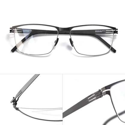 
Gafas cuadradas de acero inoxidable sin tornillos - Imagen 4