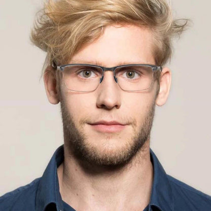 
Gafas cuadradas de acero inoxidable sin tornillos - Imagen 5