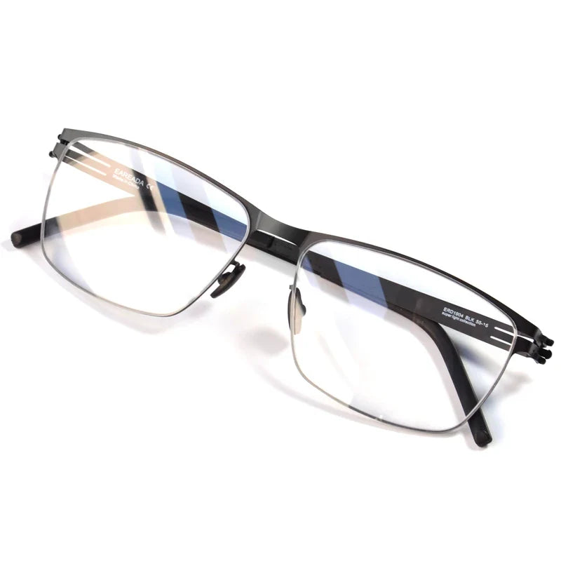 
Gafas cuadradas de acero inoxidable sin tornillos
