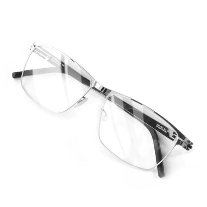 
Gafas cuadradas de acero inoxidable sin tornillos - Imagen 3