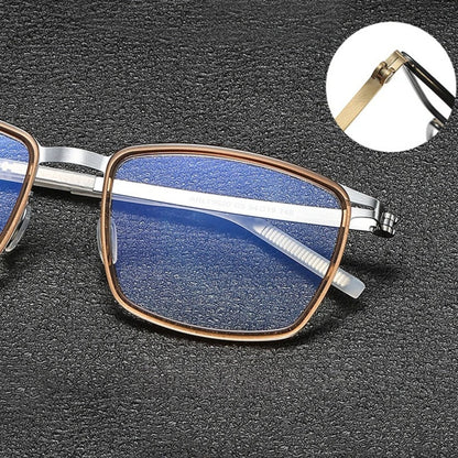 
Gafas cuadradas de acetato sin tornillos - Imagen 3