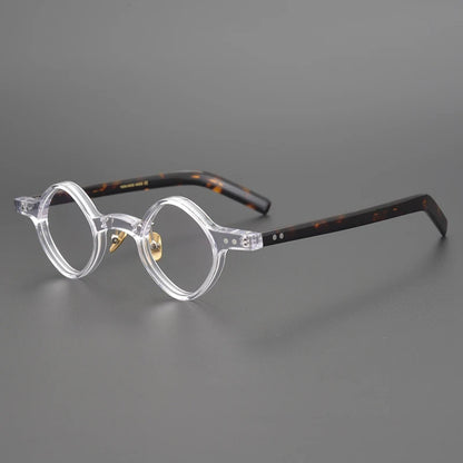 
Montura redonda de acetato con diseño patchwork - Imagen 3