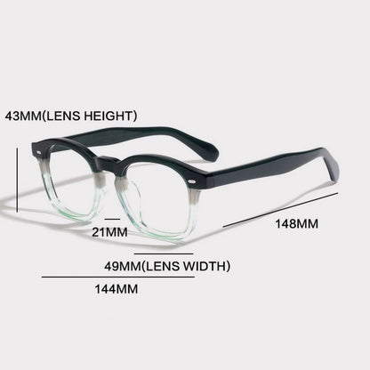 
Gafas cuadradas de acetato color ámbar - Imagen 6