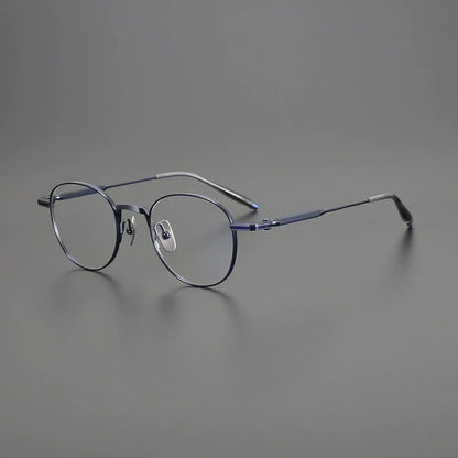 
Gafas redondas minimalistas de titanio - Imagen 5