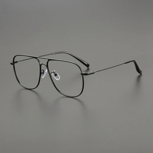 Gafas de piloto extragrandes de titanio