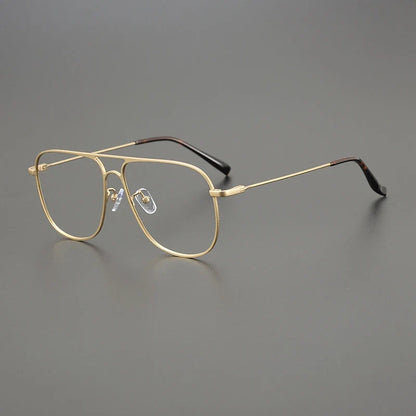 
Gafas de piloto extragrandes de titanio