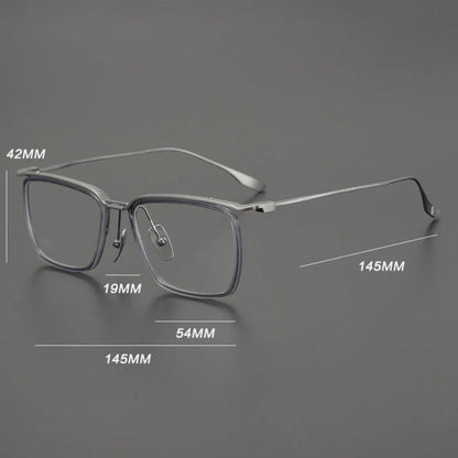 
Gafas cuadradas de titanio - Imagen 5