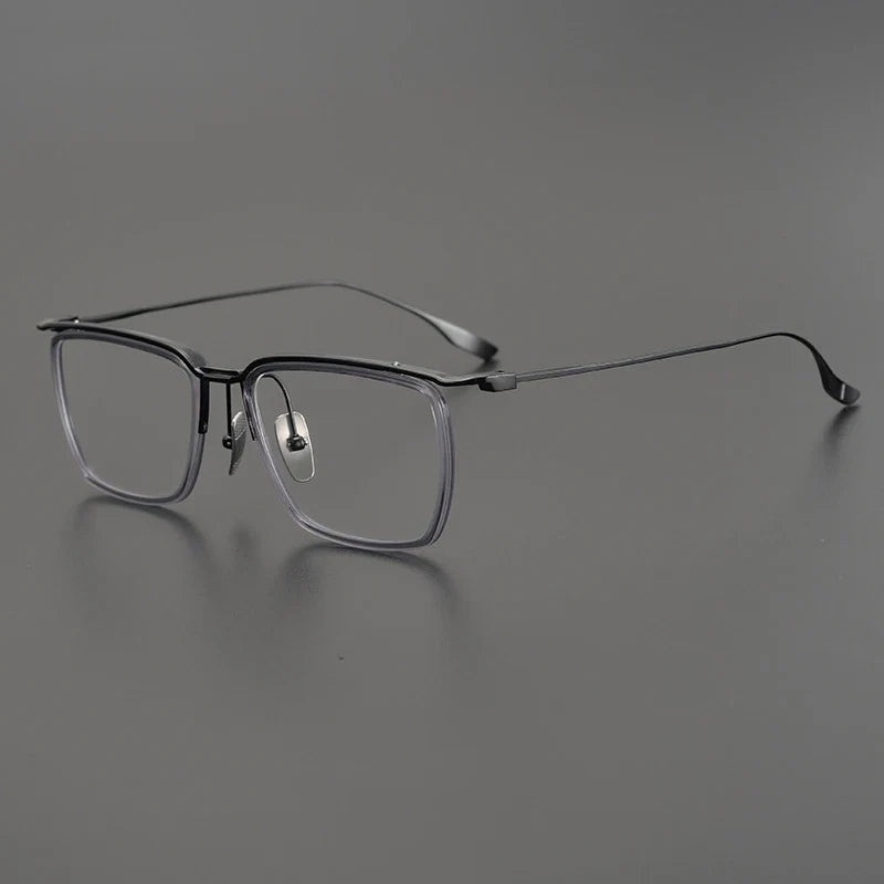 
Gafas cuadradas de titanio - Negro