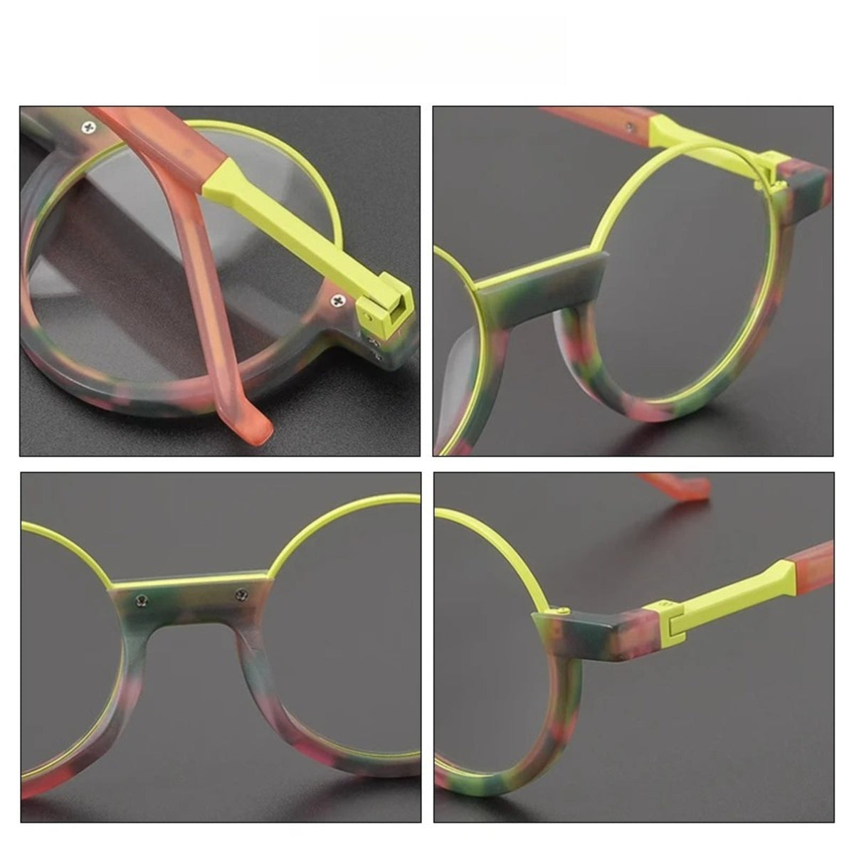 
Gafas redondas de acetato verdes