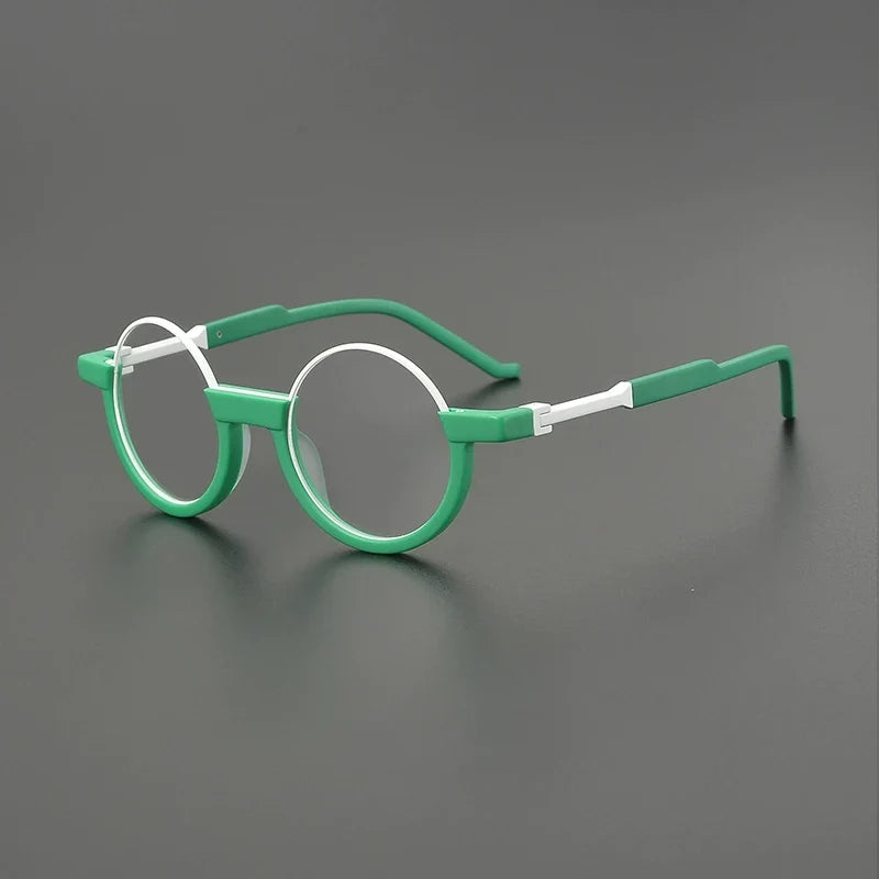 
Gafas redondas de acetato verdes