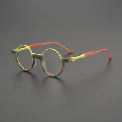 
Gafas redondas de acetato verdes - Imagen 2