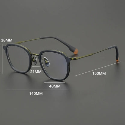 
Gafas redondas de titanio carey - Imagen 7