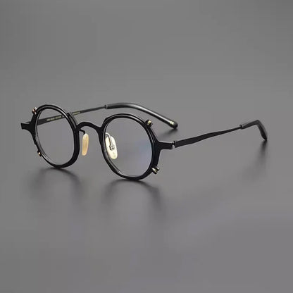 
Gafas redondas retro de titanio - Imagen 2