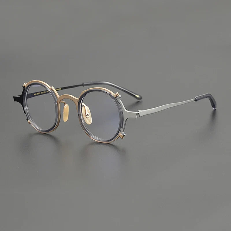 
Gafas redondas retro de titanio