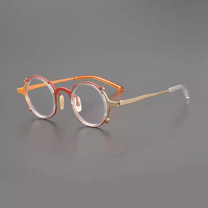 
Gafas redondas retro de titanio