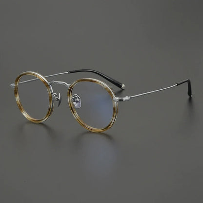 
Gafas redondas de titanio carey - Imagen 3