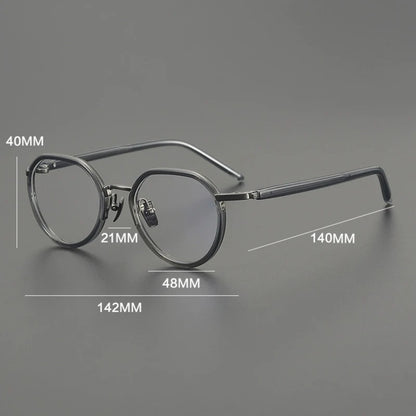 
Gafas Panto de acetato y titanio - Imagen 6