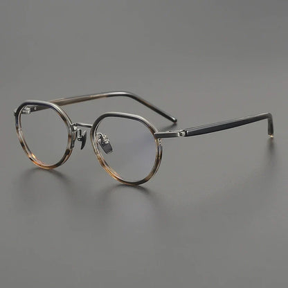 
Gafas Panto de acetato y titanio