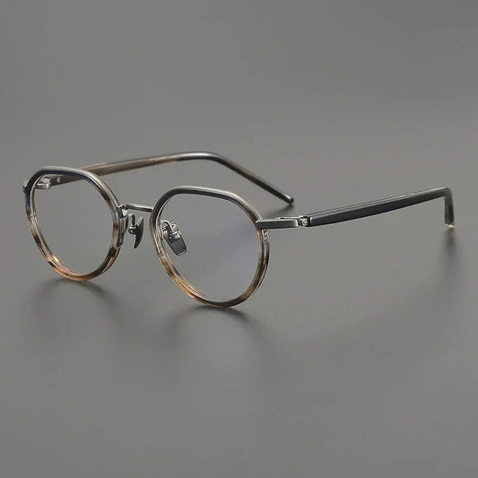 Gafas Panto de acetato y titanio