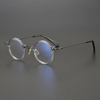 
Gafas redondas de acetato y titanio