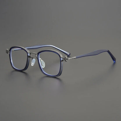 
Gafas cuadradas azules de aleación