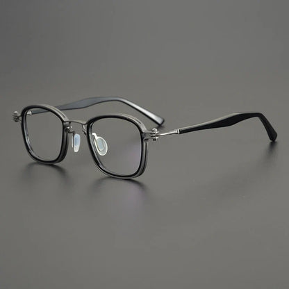 
Gafas cuadradas azules de aleación - Imagen 2