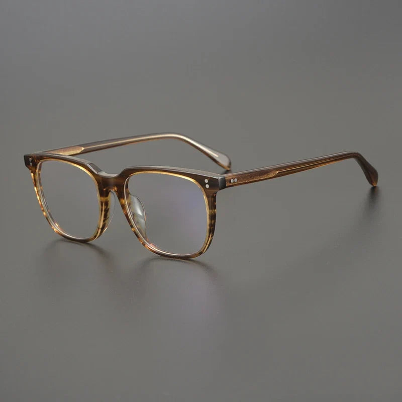 
Gafas cuadradas de acetato color azul cristal