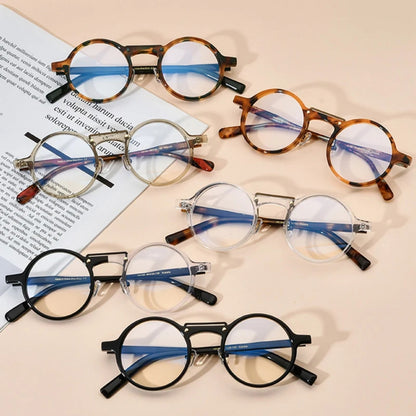
Gafas redondas de acetato tipo mosaico - Imagen 6