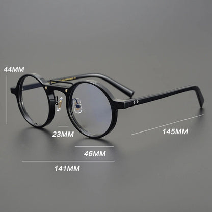 
Gafas redondas de acetato tipo mosaico - Imagen 7